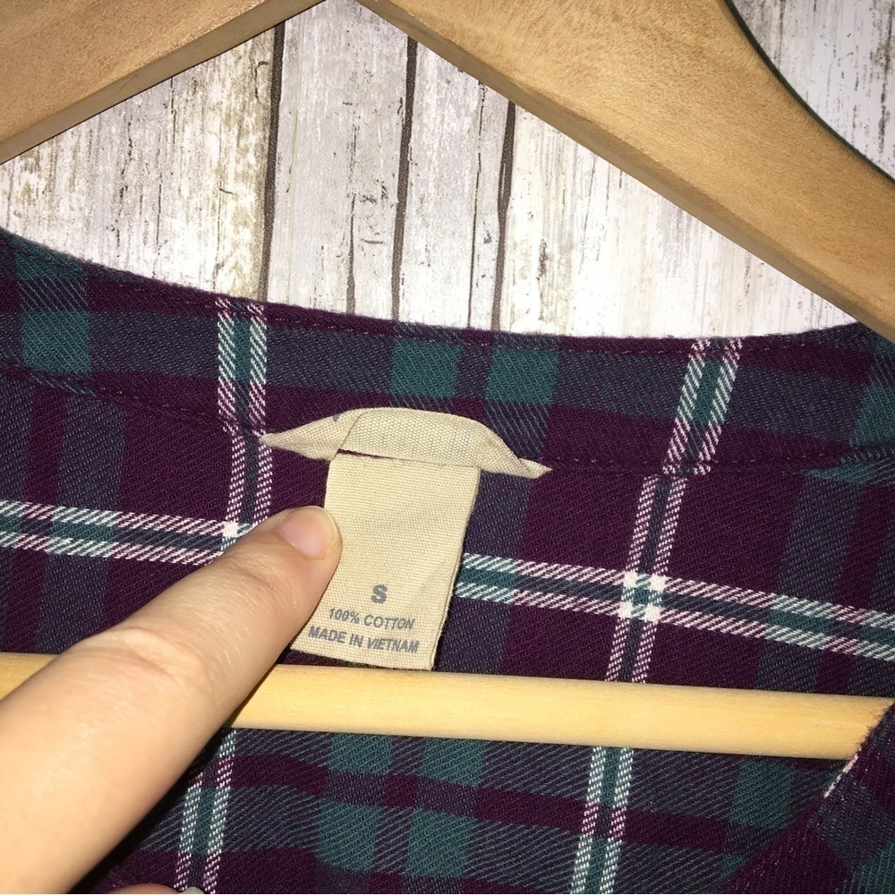 Duluth Purple Plaid Button Down - image 3